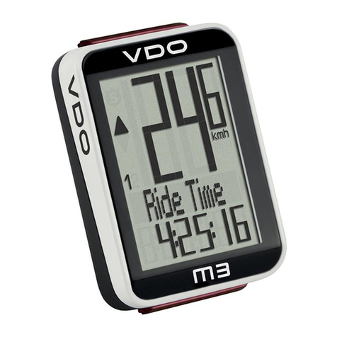 VDO M3 WR User manual