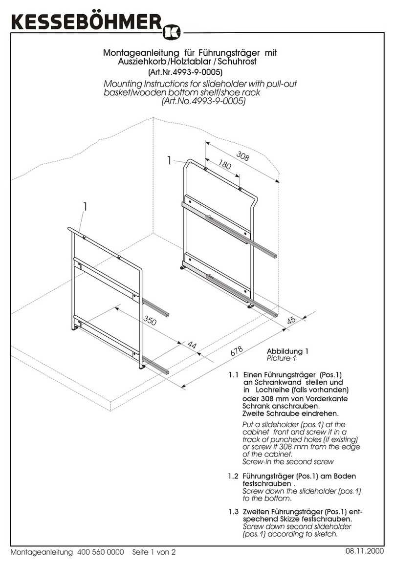 Kesseböhmer 4993-9-0005 User manual Kesseböhmer 4993-9-0005 User manual