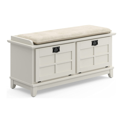 Home Styles Upholstered Bench 88 5182 26 Assembly instructions Home Styles Upholstered Bench 88 5182 26 Assembly instructions