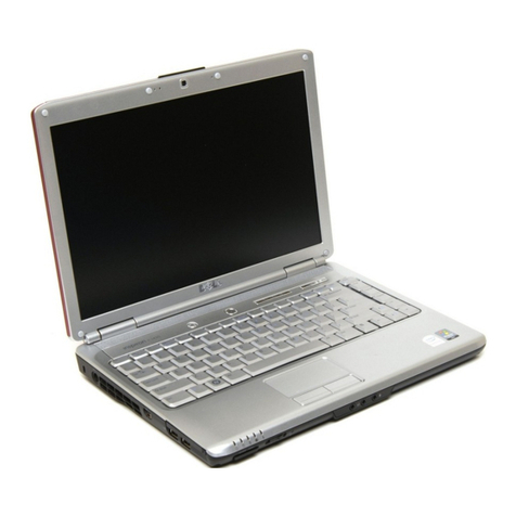 Dell Inspiron 1420 Setting up