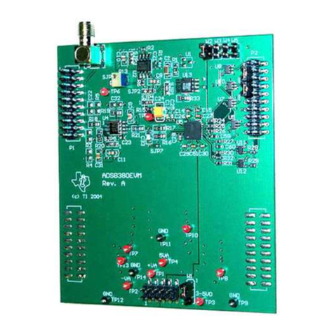 Texas Instruments ADS8380EVM User manual