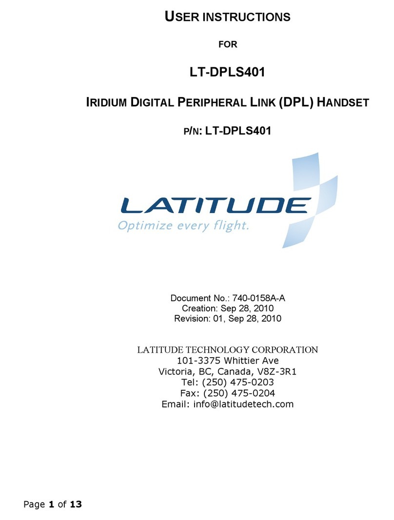Latitude LT-DPLS401 User manual