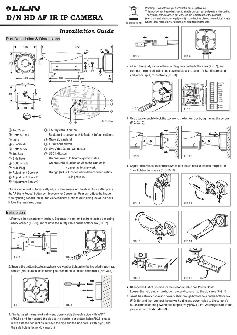 Lilin D/N HD AF IR IP CAMERA User manual