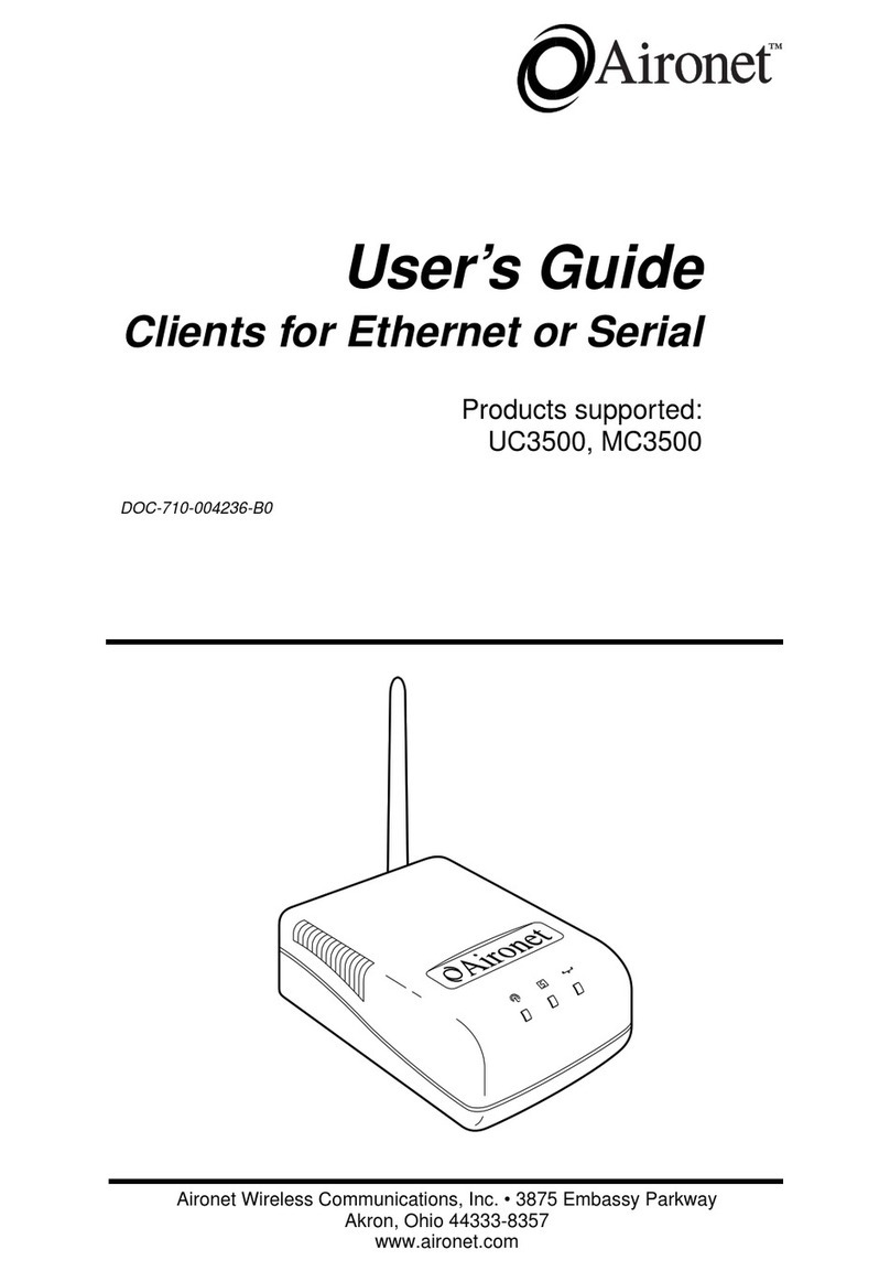 Aironet UC3500 user guide