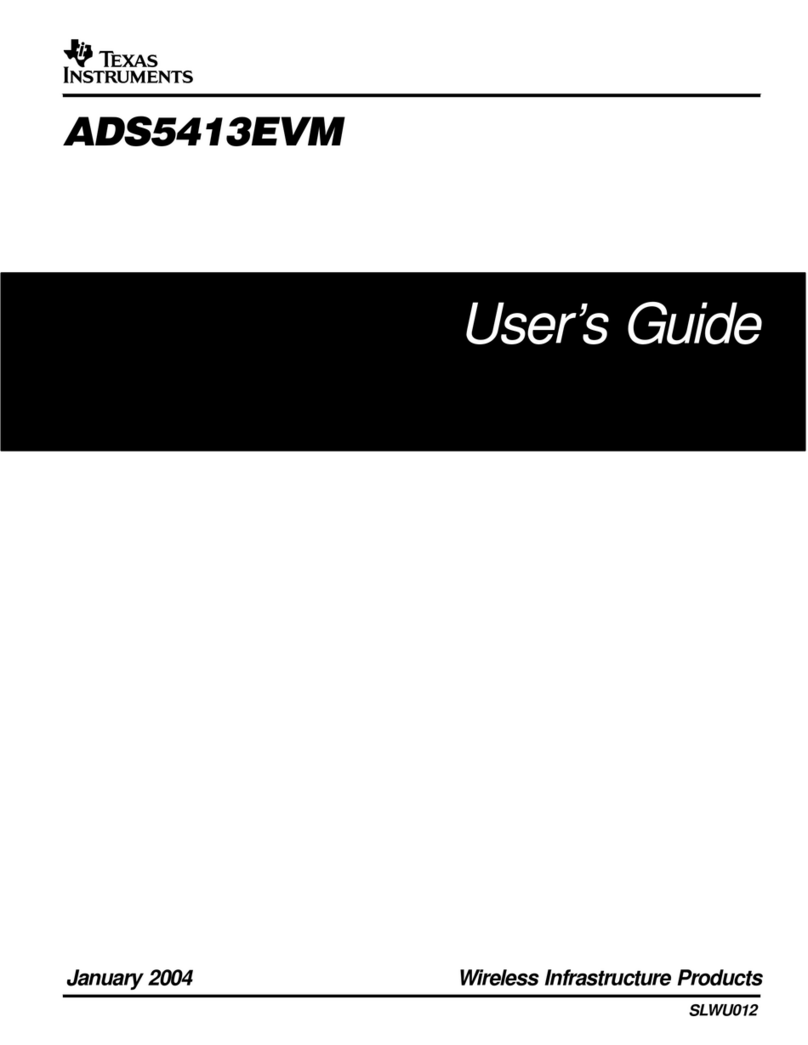 Texas Instruments ADS5413EVM User manual