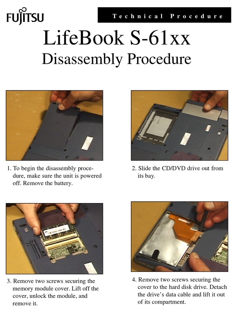 Fujitsu LifeBook S-61 Series User manual
