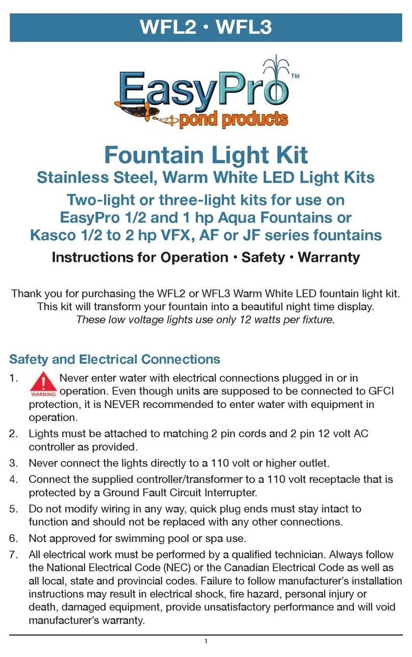 EasyPro WFL2 Instructions for Operation, Safety, Warranty