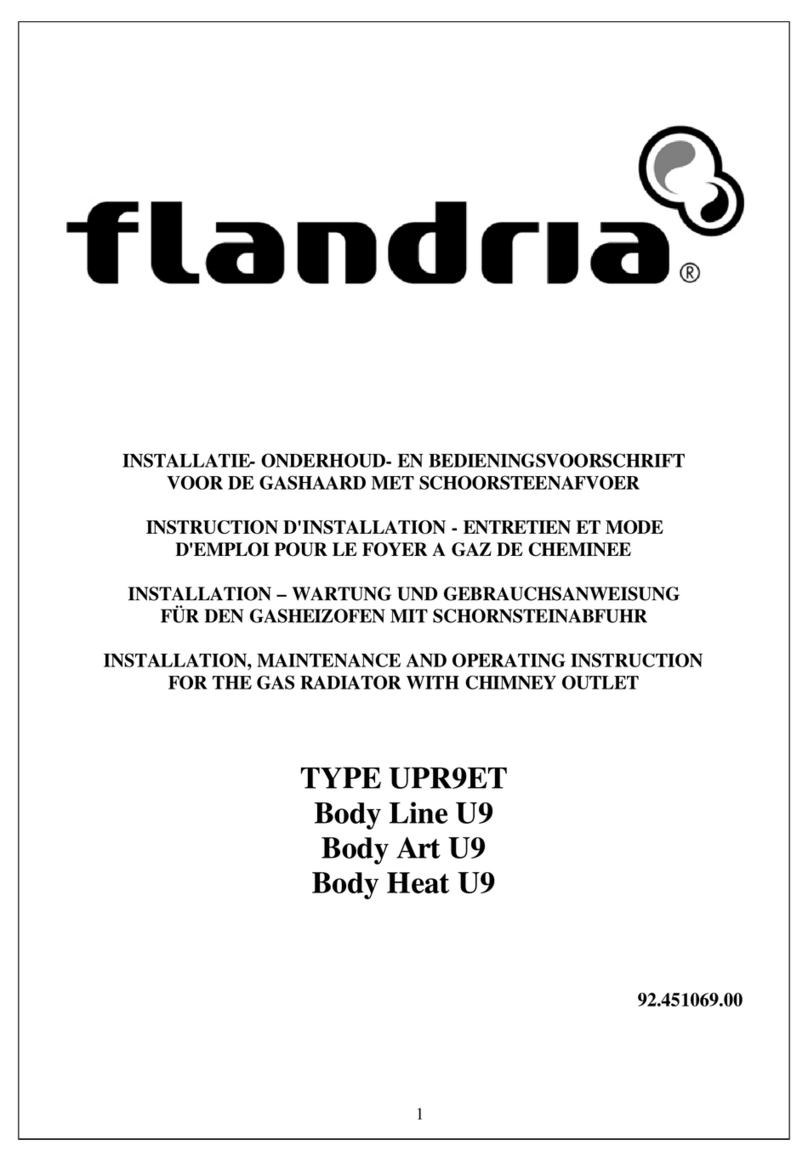 Flandria Body Line U9 INSTALLATION, MAINTENANCE AND OPERATING INSTRUCTION