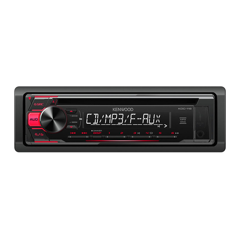 Kenwood KMM-118 User manual