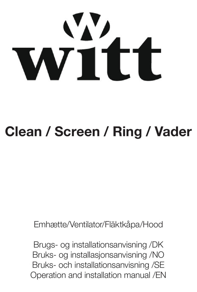 Witt Clean Operation and installation manual