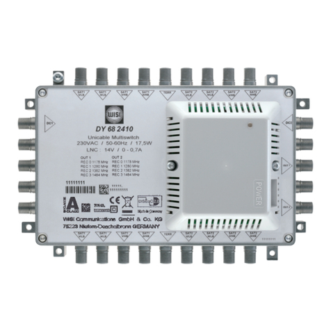 Wisi MULTISYSTEM DY 64 1810 operating instructions