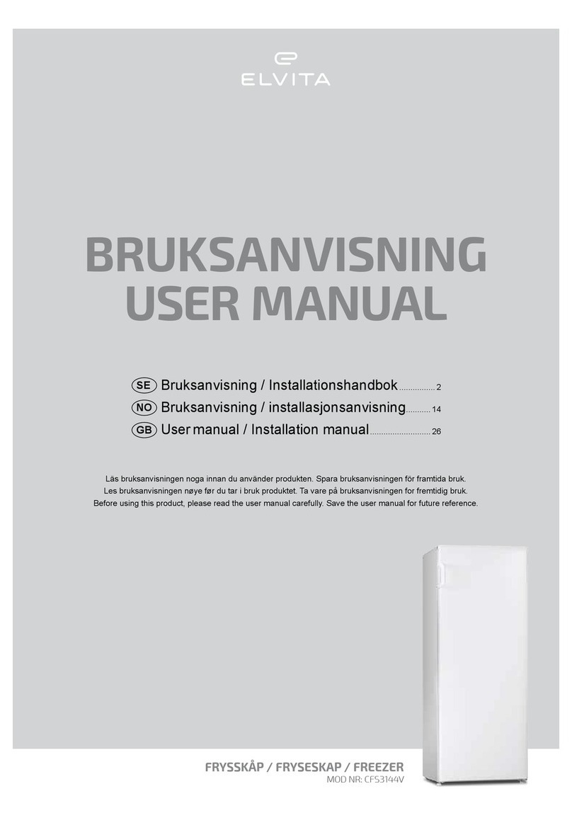 elvita CFS3144V User and installation manual