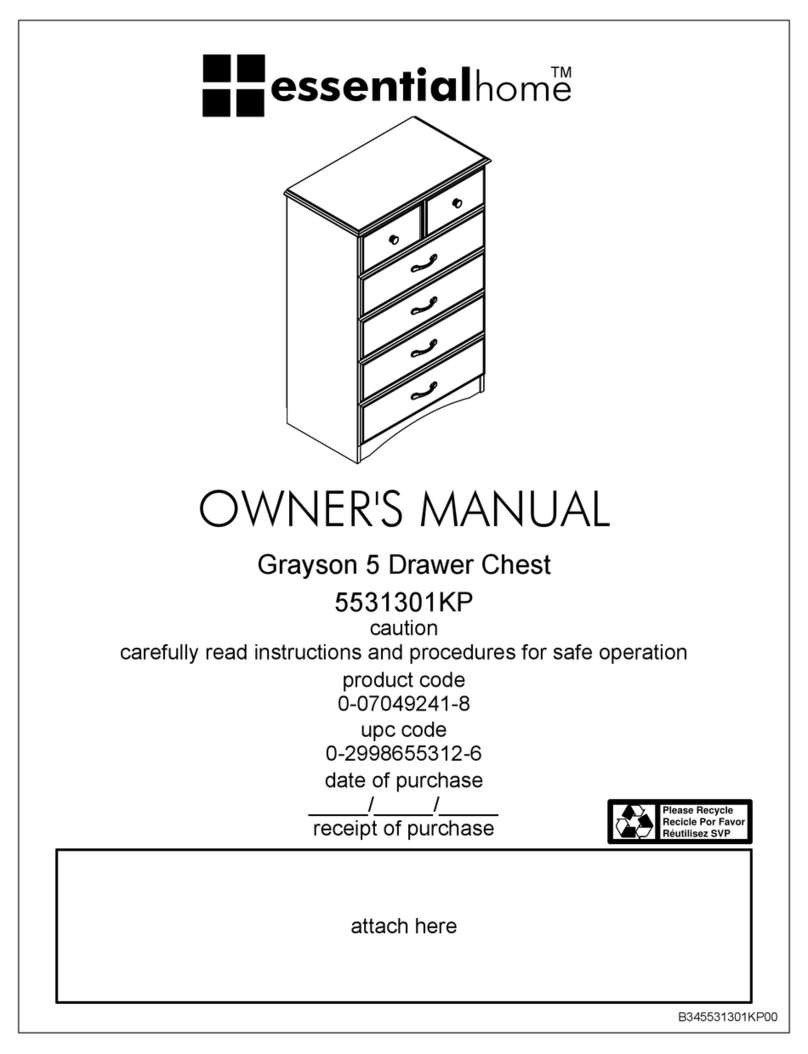 Essential Home Grayson 5531301KP owner's manual Essential Home Grayson 5531301KP owner's manual