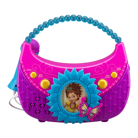 Disney Fancy Nancy Sing-Along Boombox User manual Disney Fancy Nancy Sing-Along Boombox User manual