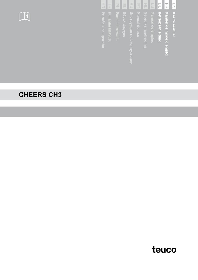 Teuco CHEERS CH3 User manual
