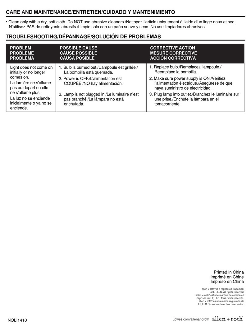 LF allen+roth PM21201-259 manual