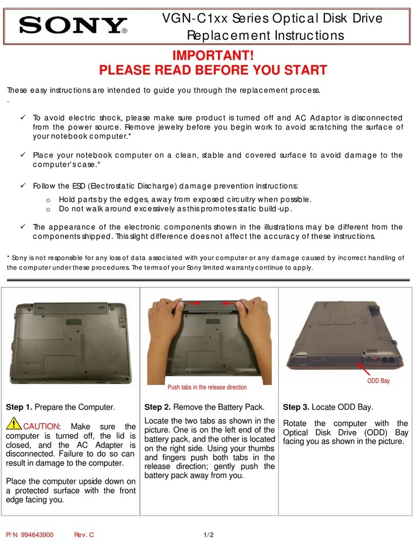 Sony VGN-C1 Series Guide