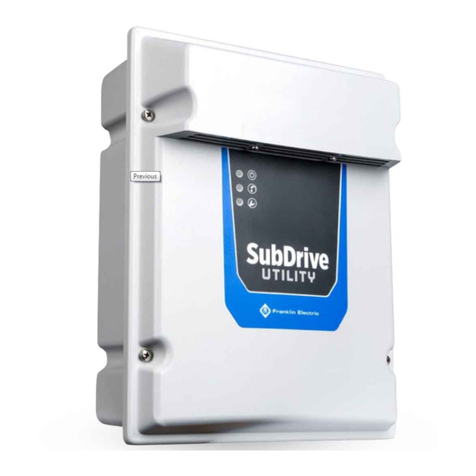 Franklin Electric SUBDRIVE UTILITY User manual