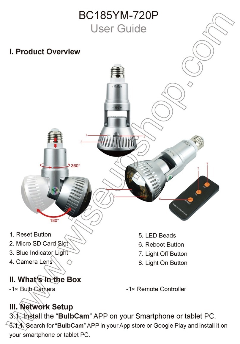 Wiseup BC185YM-720P User manual