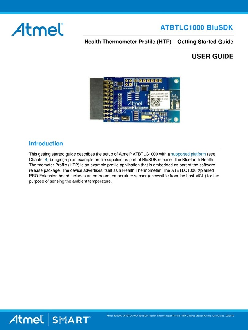 Atmel ATBTLC1000 BluSDK User manual