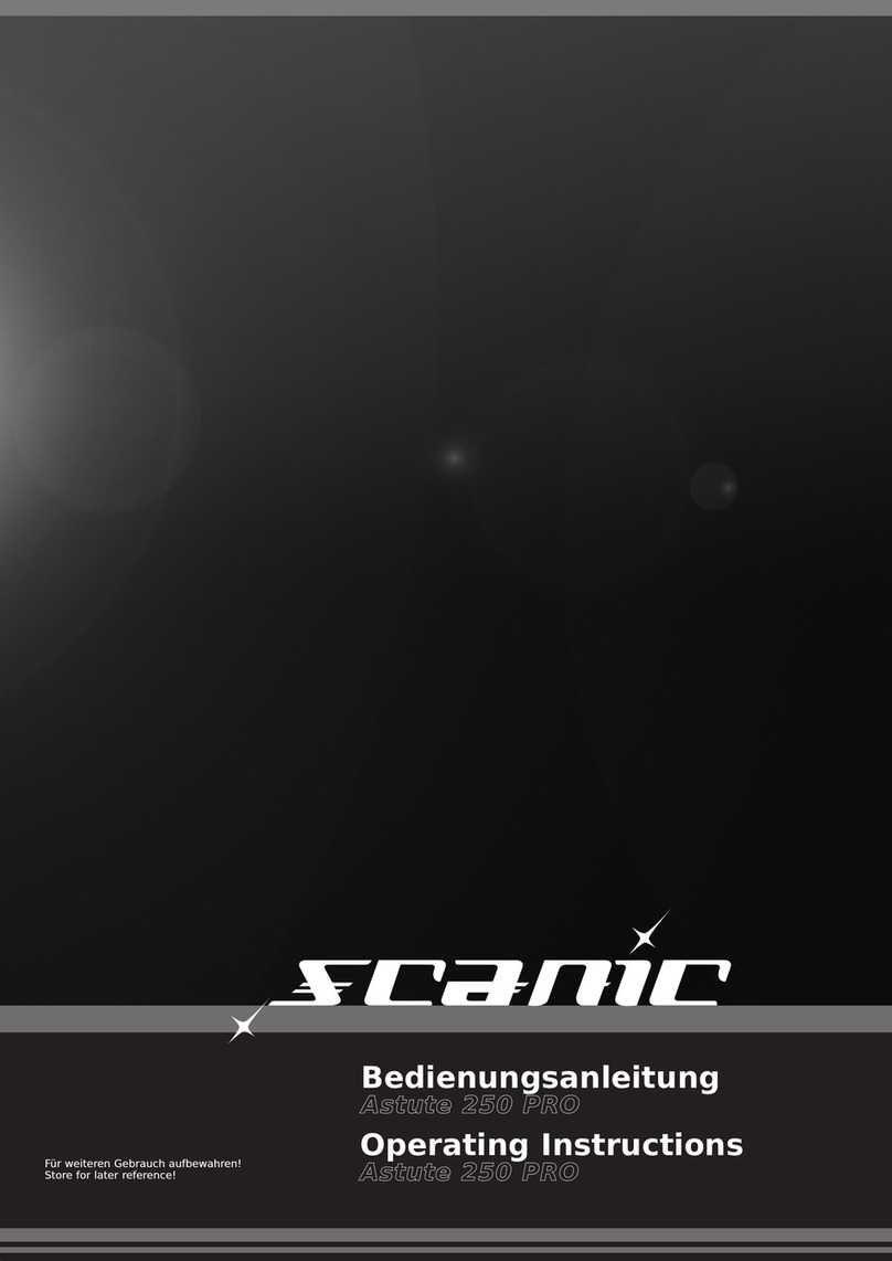 Scanic Astute 250 PRO operating instructions