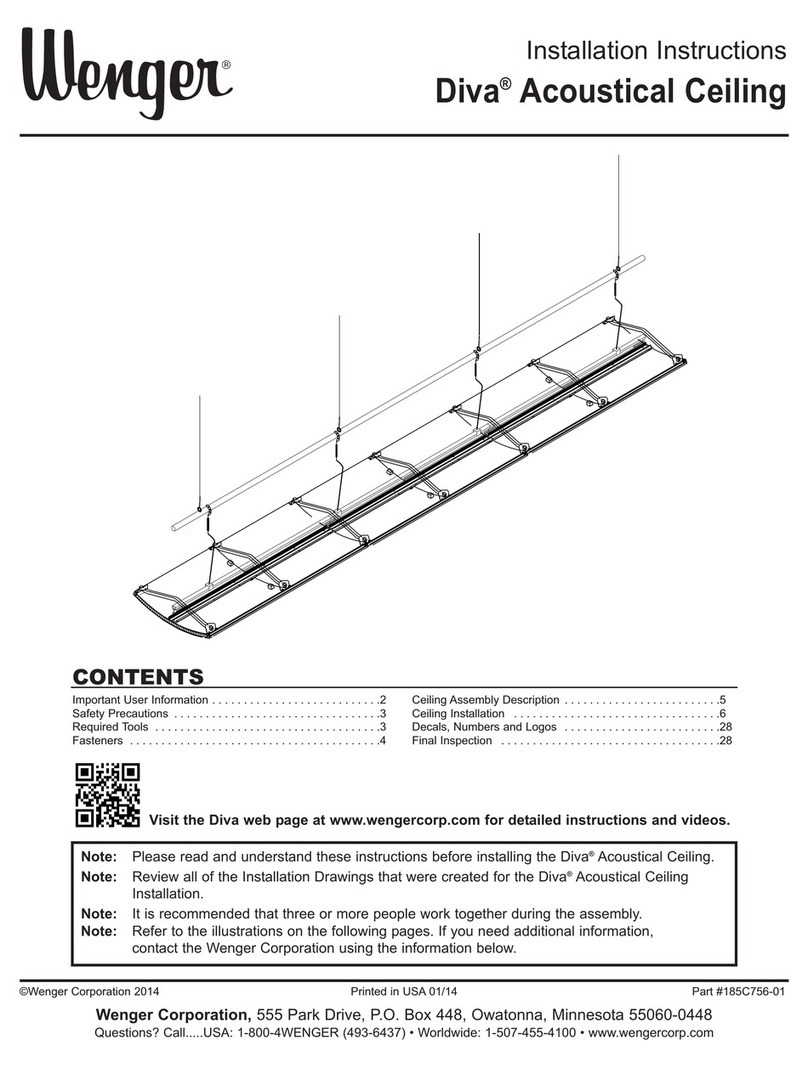 Wenger Diva installation instructions