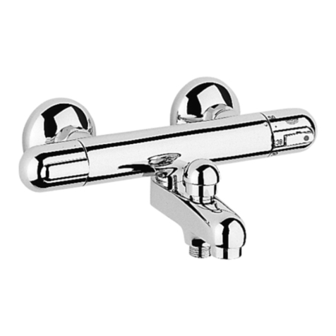 Grohe Grohtherm 1000 34 334 quick start guide