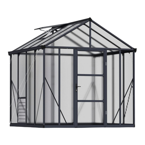Palram Glory 8'x8' Assembly instructions