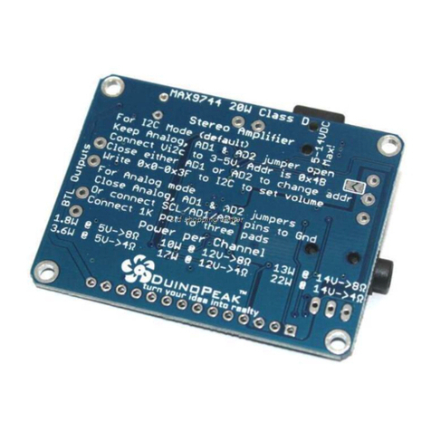 adafruit learning system MAX9744 User manual