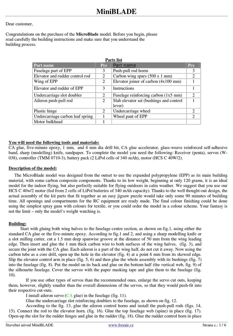 FREE AIR MicroBlade User manual