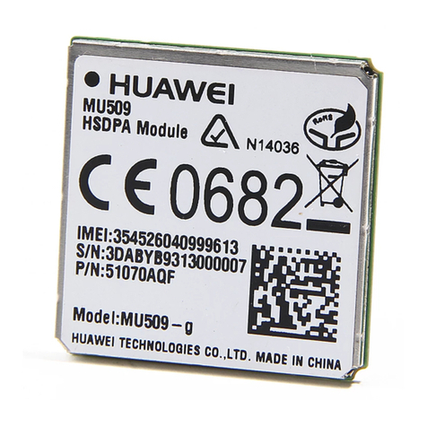 Huawei MU509 Series Installation instructions Huawei MU509 Series Installation instructions