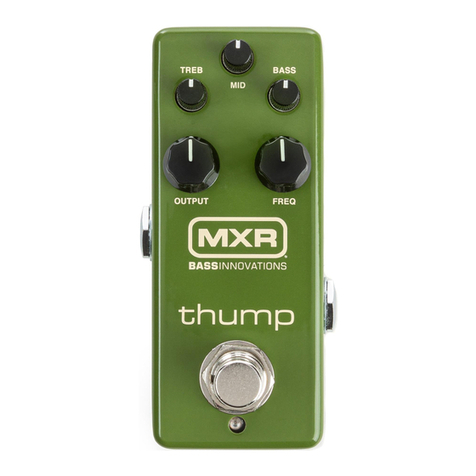 mxr Thump manual