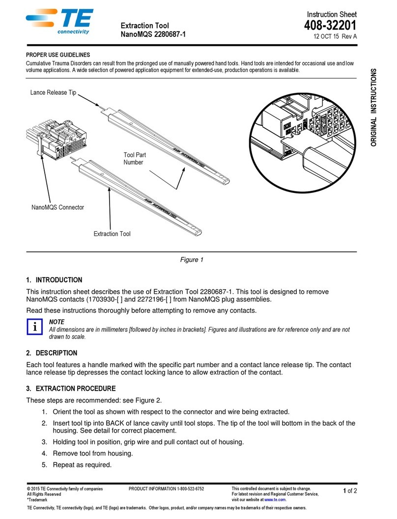 TE Connectivity NanoMQS 2280687-1 User manual