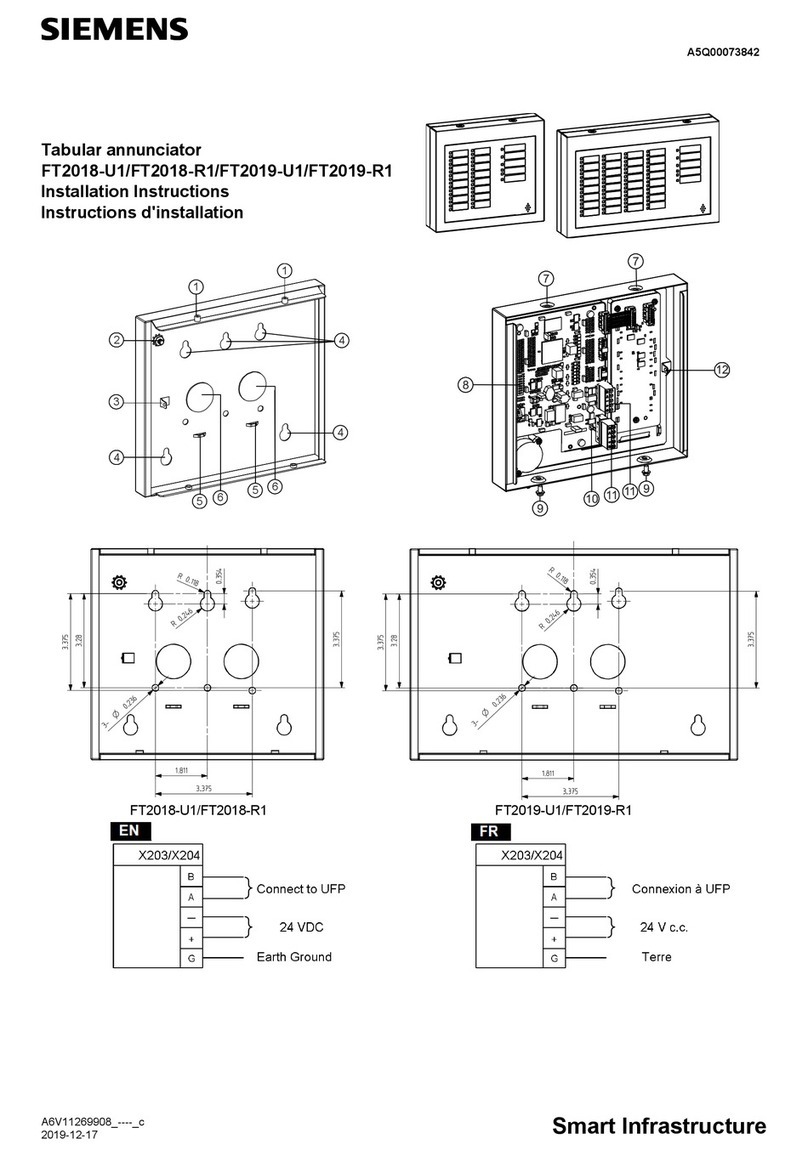 Siemens FT2018-U1 User manual Siemens FT2018-U1 User manual