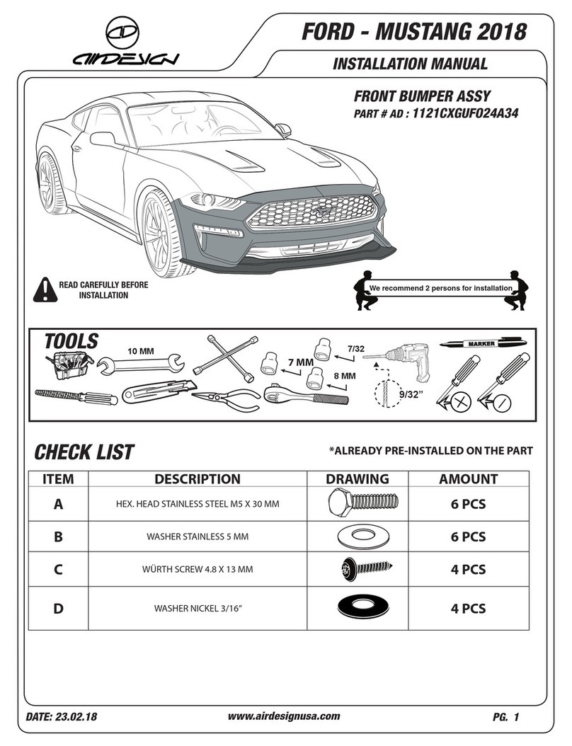 Air Design 1121CXGUFO24A34 installation manual