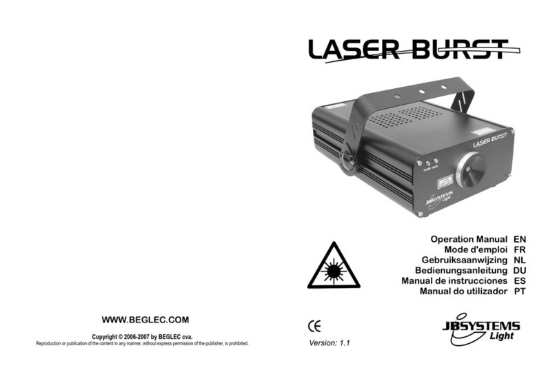 JB Systems Light LASER BURST User manual