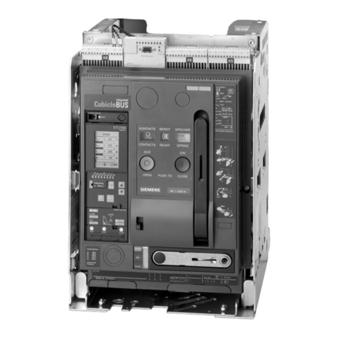 Siemens Sentron WL operating instructions