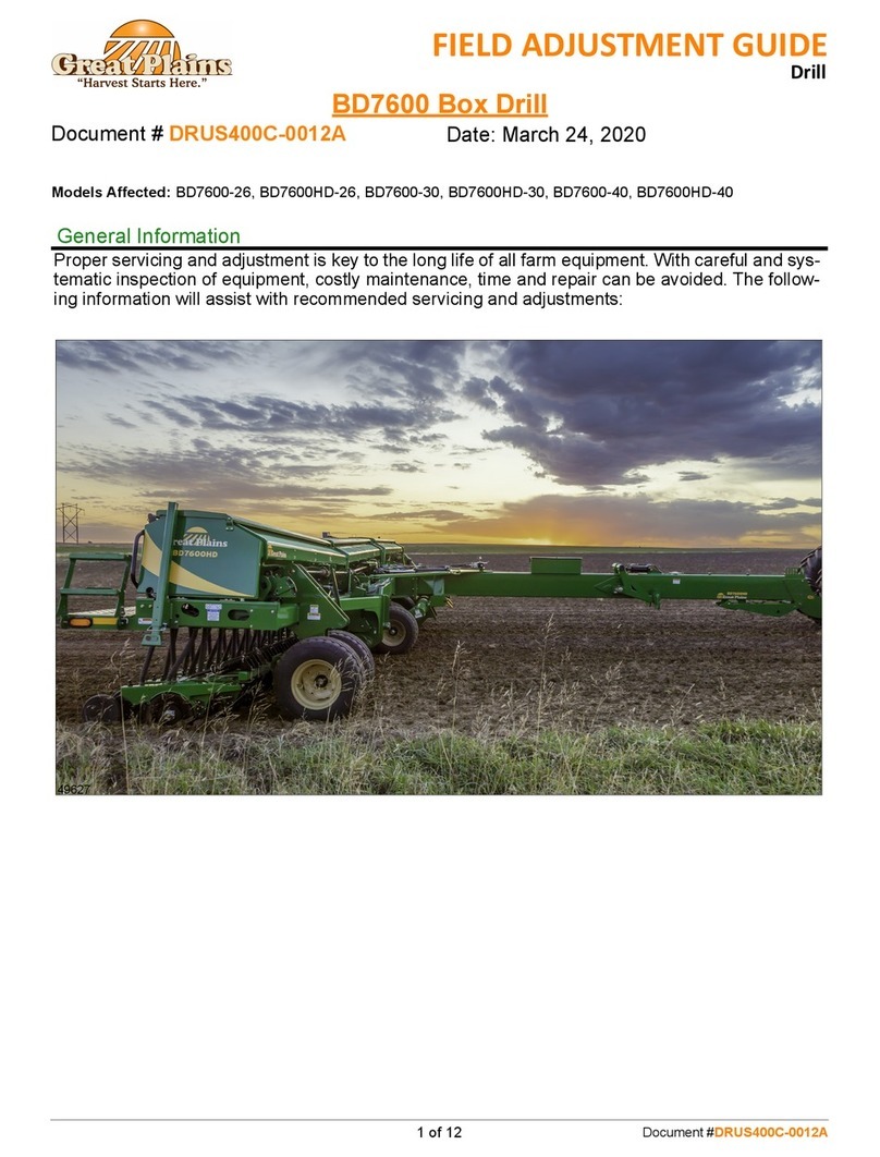 GREAT PLAINS BD7600 Guide
