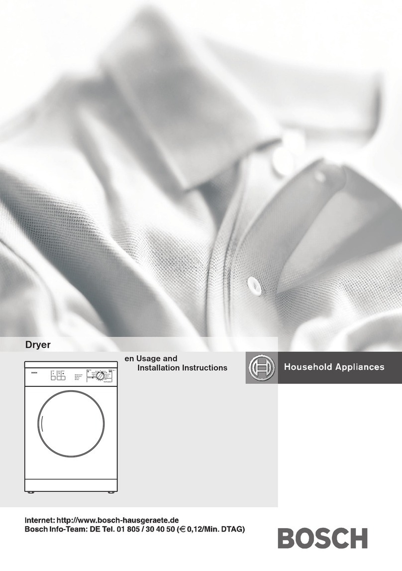 Bosch WTA4107 User manual
