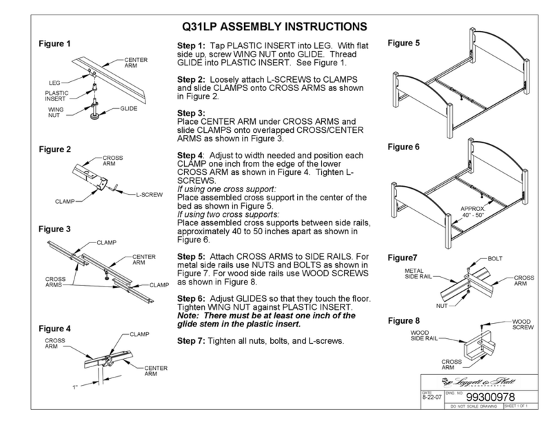 Leggett & Platt Q31LP Assembly instructions