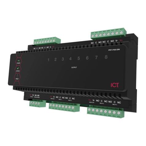 ICT Protege PRT-PX8-DIN User manual