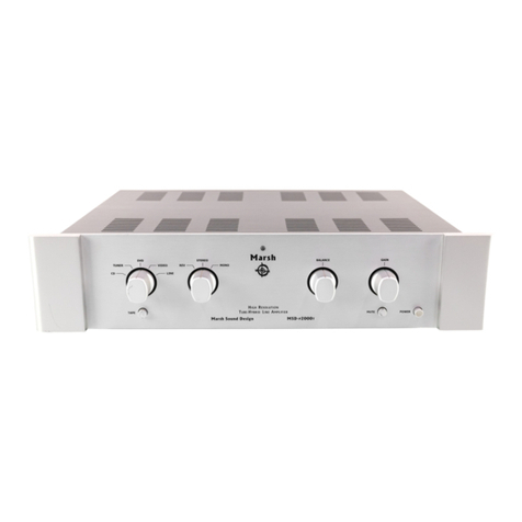 MARSH SOUND DESIGN P2000T operating manual