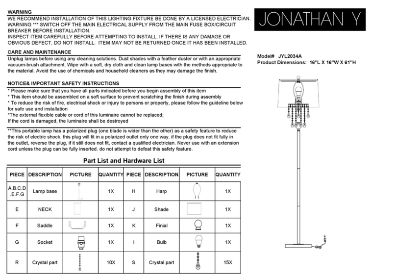 JONATHAN Y JYL2034A User manual