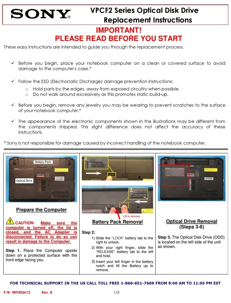 Sony Vaio VPCF2 Series Guide