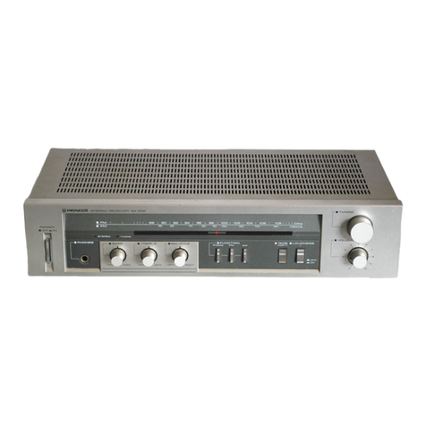 Pioneer SX-202 User manual