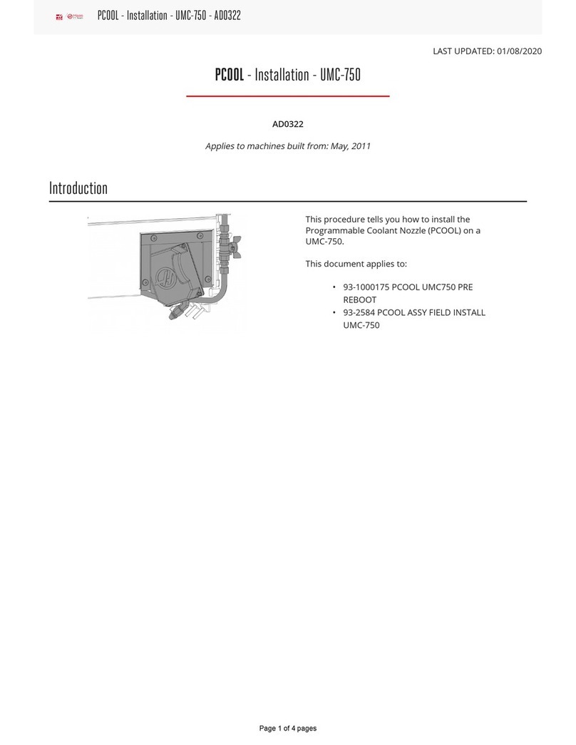 Haas PCOOL User manual