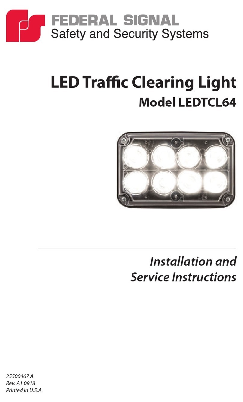 Federal Signal Corporation LEDTCL64 Quick guide