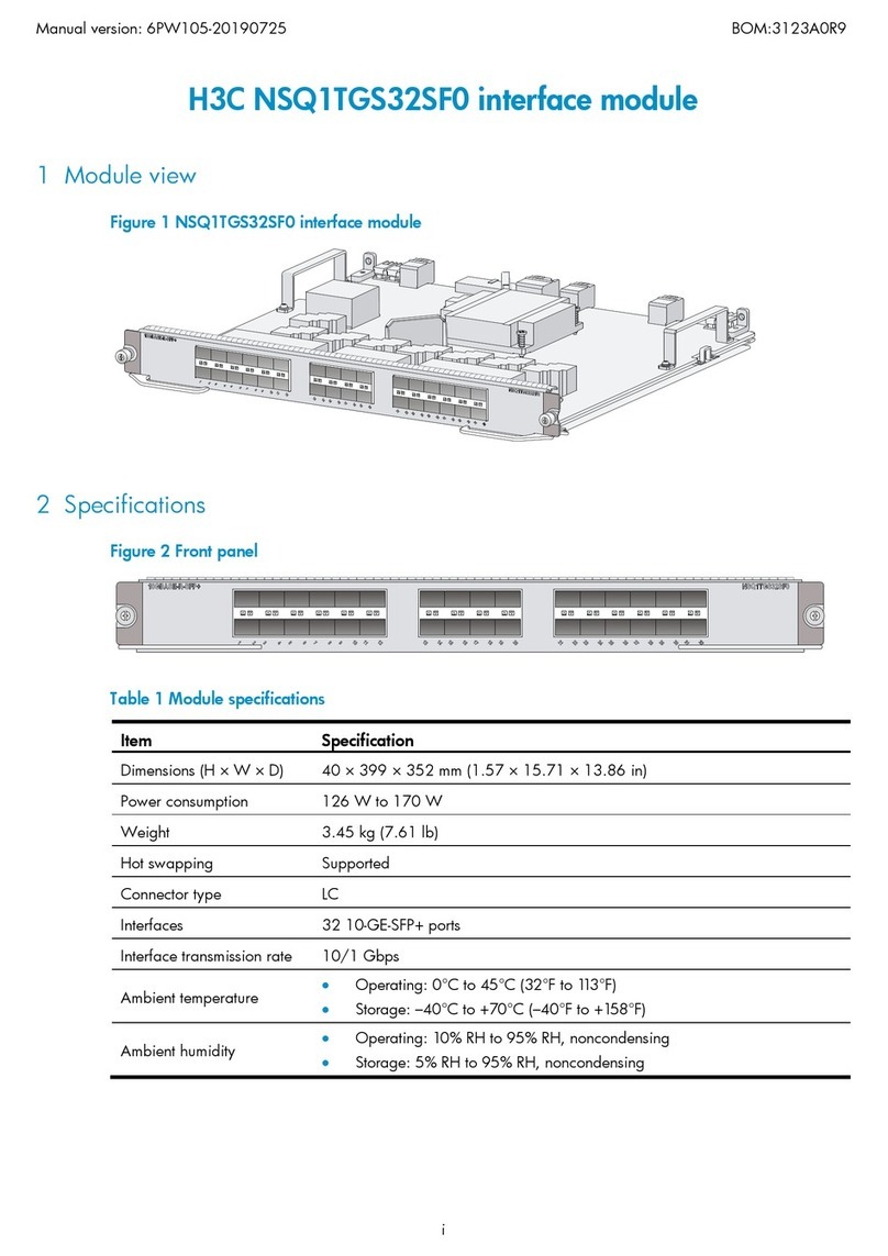 H3C NSQ1TGS32SF0 User manual