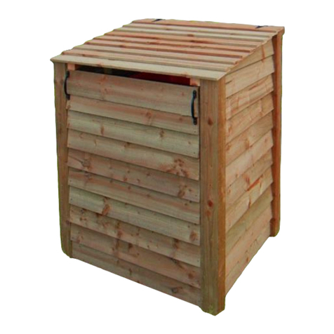 Rutland County Morcott wheelie bin storage unit Assembly instructions Rutland County Morcott wheelie bin storage unit Assembly instructions