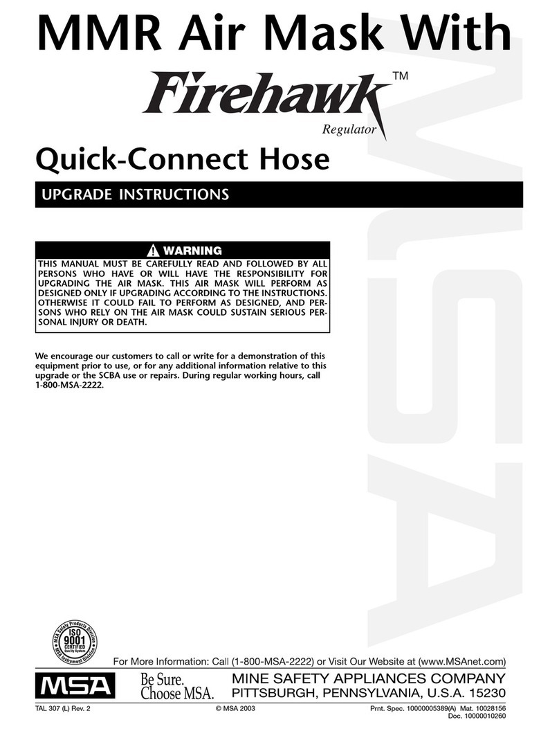 MSA FireHawk 10025120 Quick start guide MSA FireHawk 10025120 Quick start guide